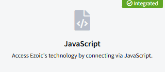 ezoic javascript integration
